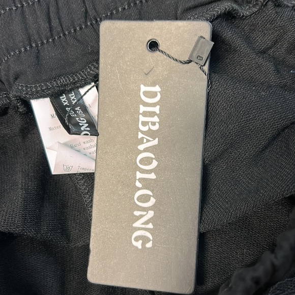 DIBAOLONG pantaloncini da yoga da donna larghi comodi con coulisse
